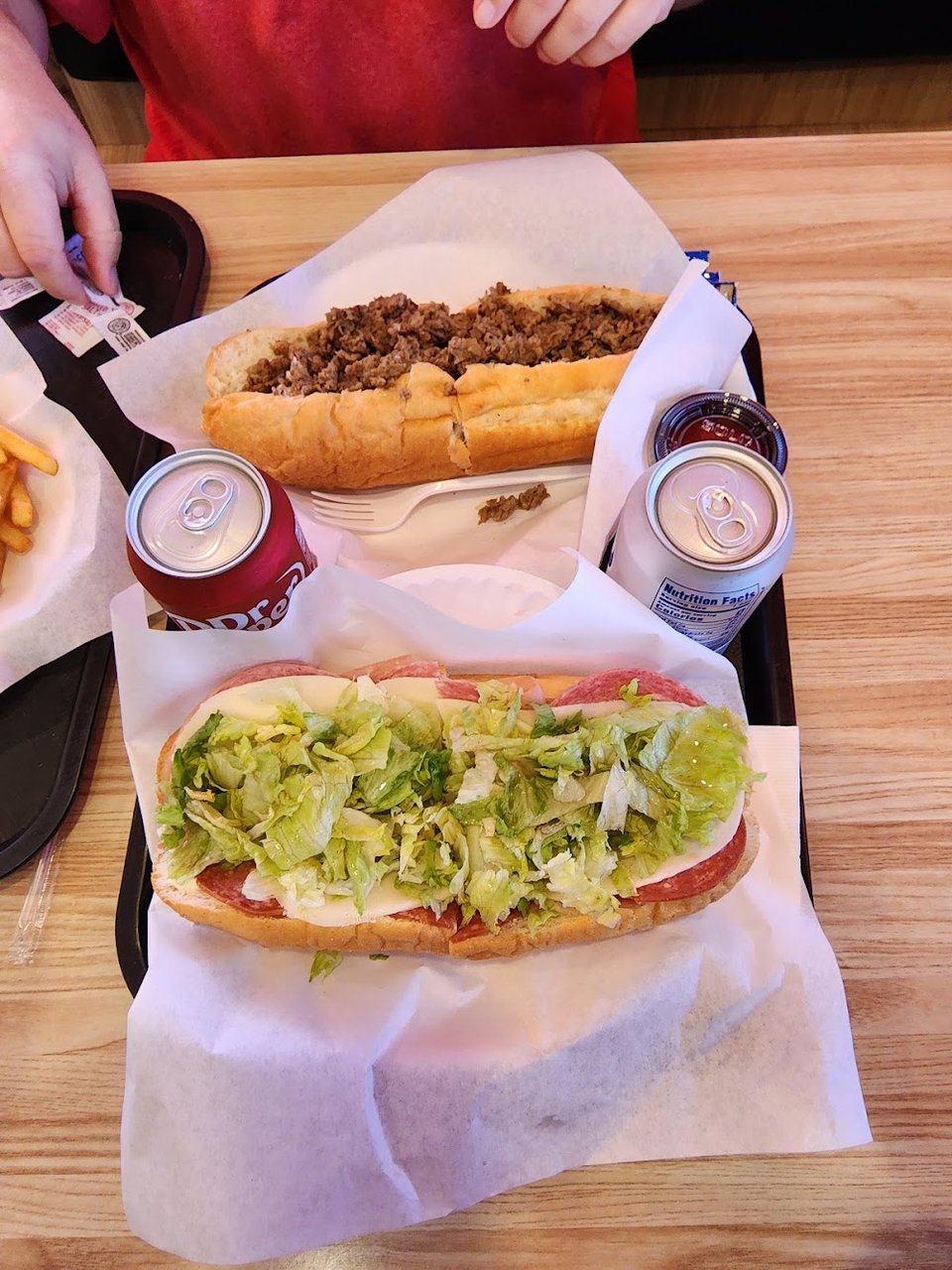 Philly Cheese Steak and Italian Sub